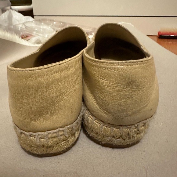 Chanel Leather Espadrilles, beige/ black size 38 - Picture 3 of 7